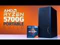 Building a Portable AMD Gaming PC– Giveaways + $1400 PC in the Meshilicious (AMD RYZEN 7 5700G) #AD