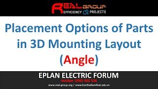 Placement Options of Parts in 3D mounting layout (Angle) | EPLAN Education