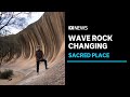 Is Western Australia&#39;s famous Wave Rock changing colour? | ABC News