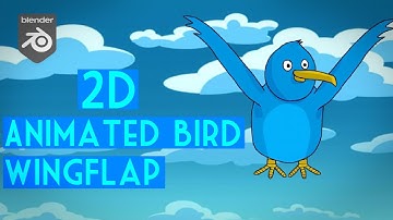 Blender Grease Pencil Tutorial : How to Animate a Flying Bird