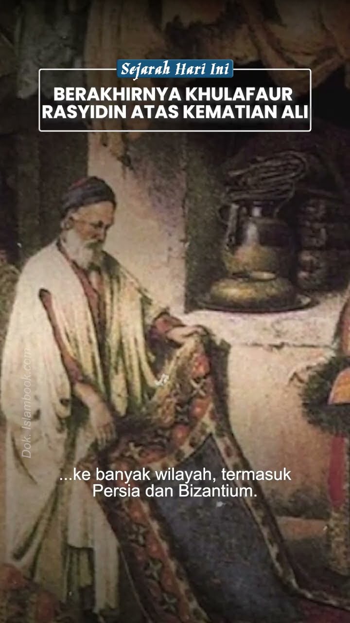 Akhir Masa Kejayaan Islam Khulafaur Rasyidin atas Kematian Khalifah Ali bin Abi Thalib yang Dibunuh