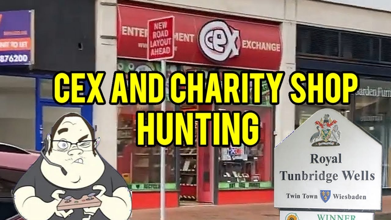 Cex and Charity shop hunting in Royal Tunbridge Wells with pickups YouTube