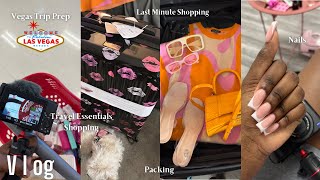 Vlog: Prepare With Me For My Trip To Las Vegas | Nails, Shopping, Target Run, Packing