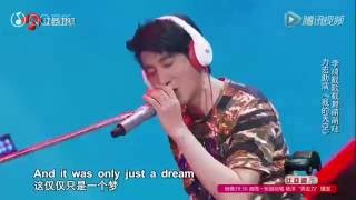 Video thumbnail of "李琦 王力宏 -  我的天空 + Just A Dream (蓋世英雄 20160821)"