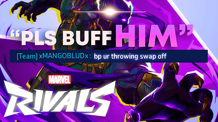 Black Panther Fell Off: Marvel Rivals