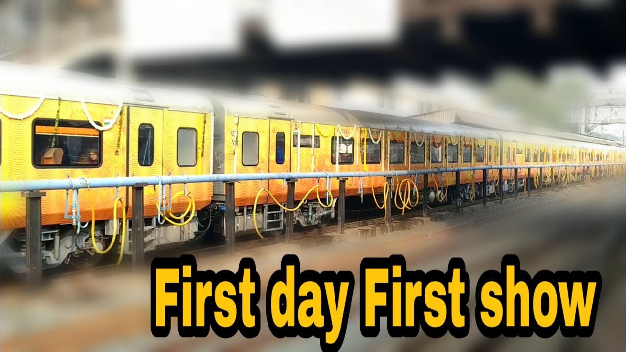 Ahmadabad Mumbai Tejas express | IRCTC Private train First run