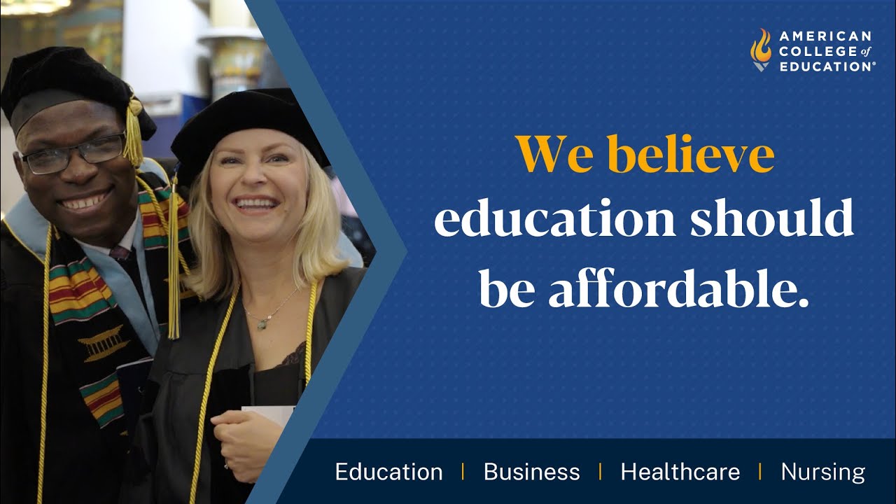 We Believe in You - American College of Education - YouTube