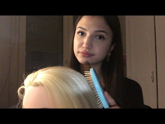 arkadasin sinifta saclarinla oynuyor role play | sakizli | turkce asmr