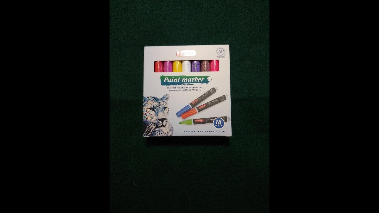 ZEYAR OilBased Paint Markers for Rock Painting, Medium Point
