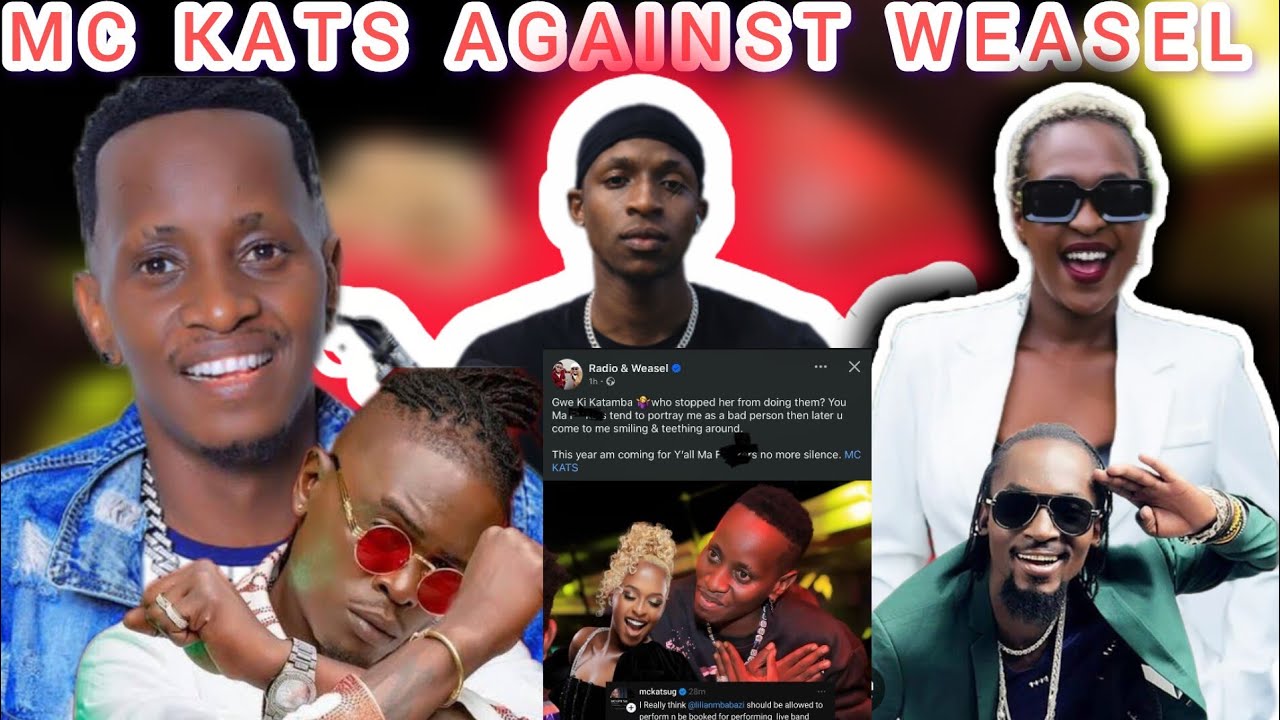 WEASEL MANIZO ATABUKIDDE MC KATS KUBWA RADIO NE LILIAN MBABAZI#mckats#weaselmanizo