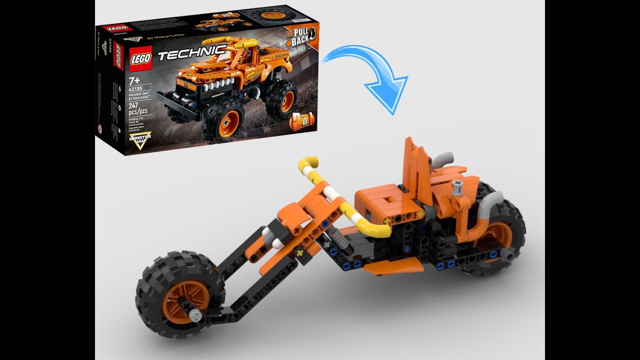 LEGO MOC-136278 Orange Chopper 42135 Alternative by ErikGS