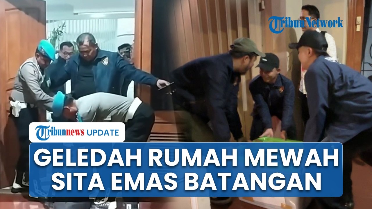 Bareskrim Geledah Rumah Pengusaha di Surabaya hingga Sita Kiloan Emas Batangan Buntut Kasus TPPU