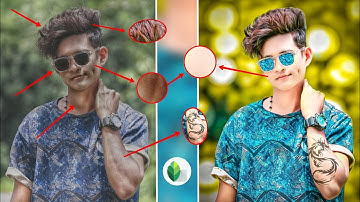 Snapseed CB Editing Tutorial | Face Ko Smooth Aur Gora Kaise Kare | Yellow CB Editing Tutorial