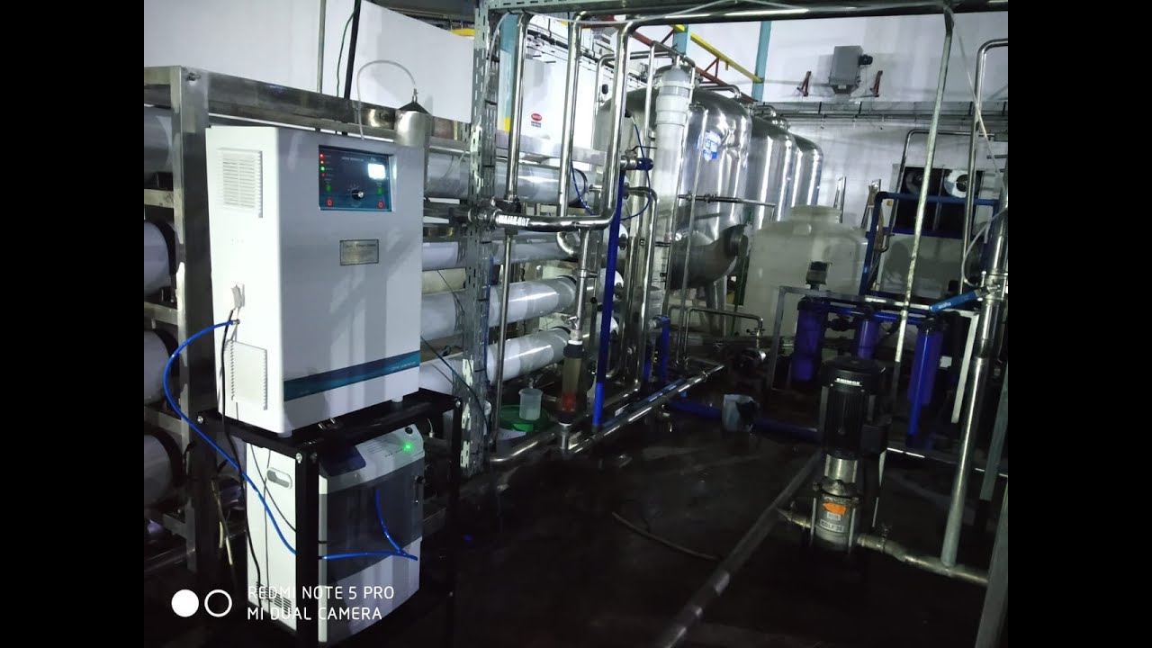 Ozone Generator for Bottled Water Treatment Plant. India - YouTube