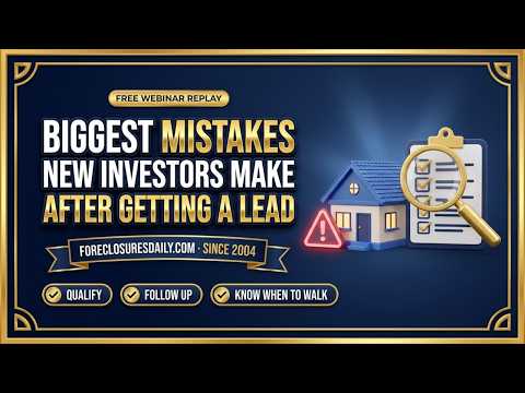 Biggest Mistakes New Real Estate Investors Make After Getting a Lead