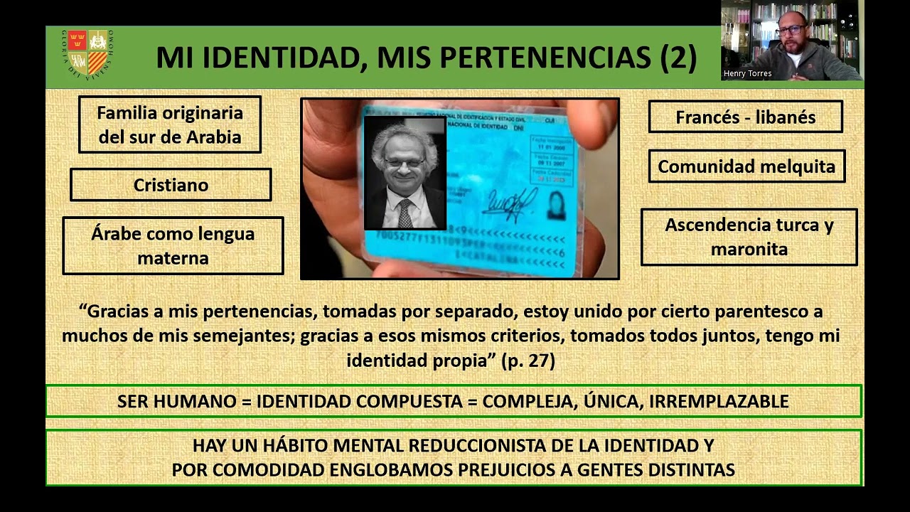 Amin Maalouf - Identidades asesinas (Cap. 1 y 2)