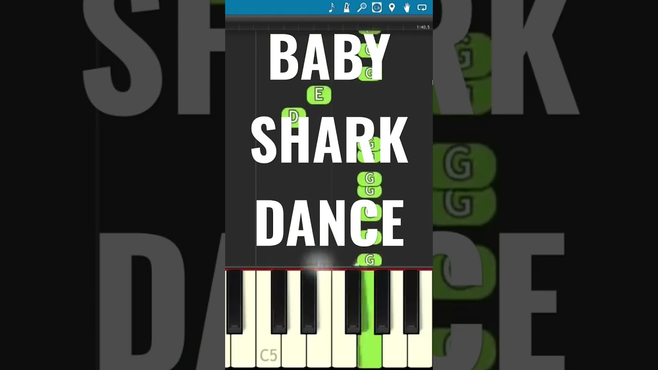 Baby Shark (Piano Tutorial) #babysharkpiano #babyshark #easypianotutor, baby shark piano