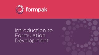 Introduction to Formulation Development - Formpak Software screenshot 4