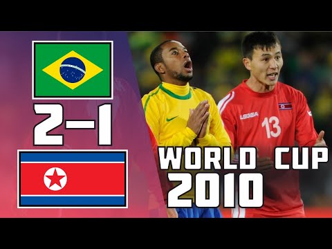 Brazil 2 - 1 Korea Dpr | World Cup 2010 - Youtube