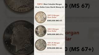 TOP 10 Most Valuable Morgan Silver Dollar Coins Worth Money(2) #coin #coincollecting #dollar