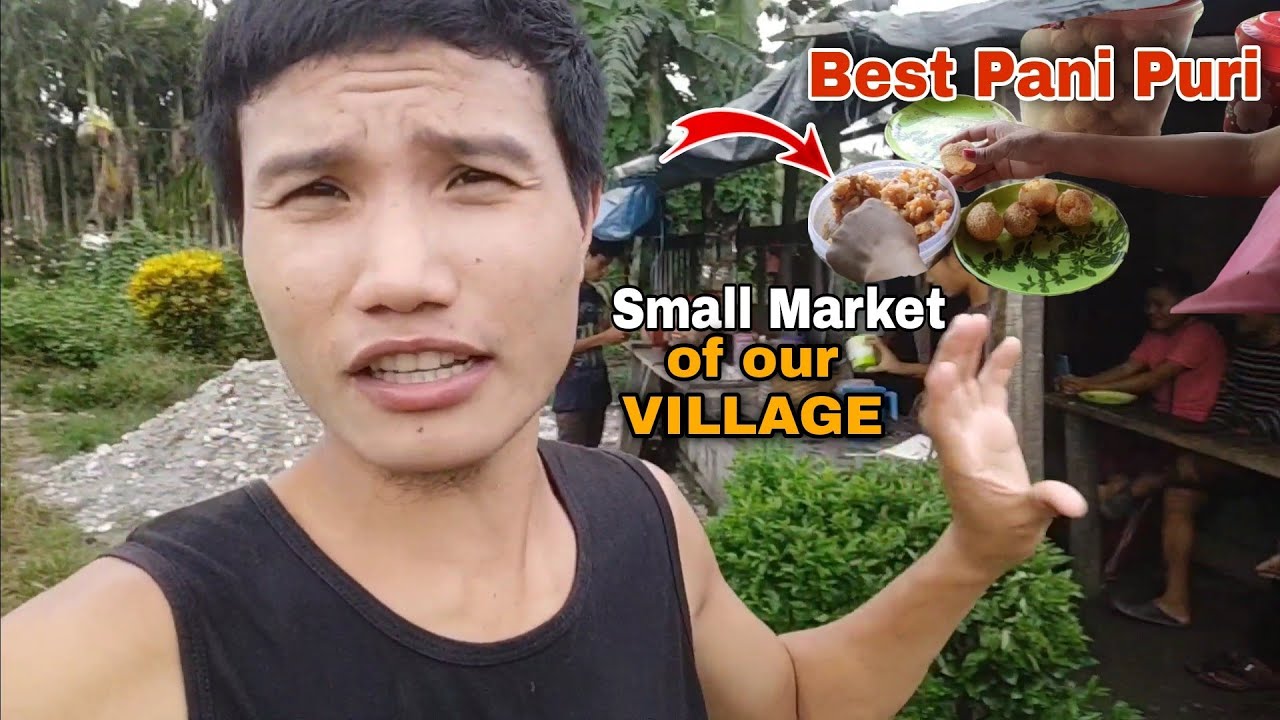 Small Market of Our Village// Best Panipuri of Our Village