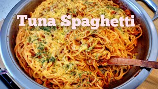 Tuna Spaghetti /Economical Meals for 4 to 6 people.