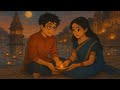 Love at the Ghat 🪔💖 Desi Lo-Fi Romance | Ganga Aarti x Chill Vibes #instrumental #2025