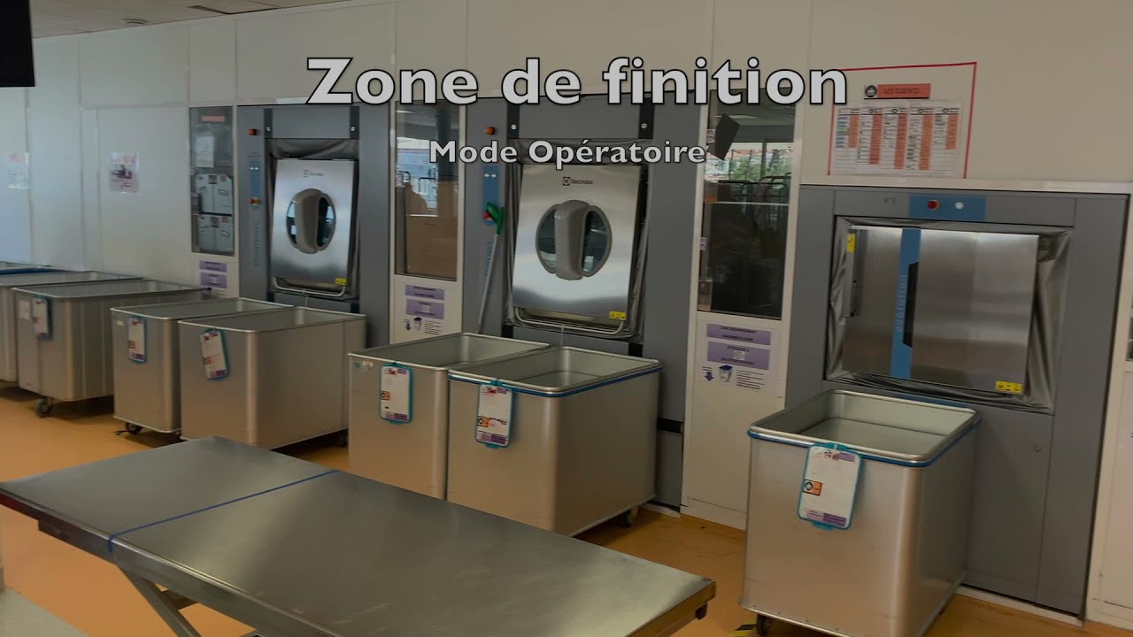 Tuto Blanchisserie N°2 à destination des travailleurs de l'ESAT L'Envol, zone de séchage & repassage