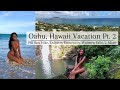 OAHU HAWAII VACATION PT 2 | Kailua, Waimea, Dolphins + More