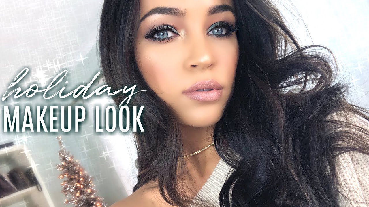 DEEP GREEN HOLIDAY MAKEUP LOOK: VLOGMAS #6 | Stephanie Ledda