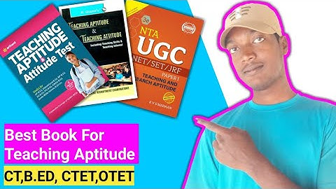 Best Book For Teaching Aptitude (CT, B.Ed, OTET,OSSTET & Other Teaching Exam)