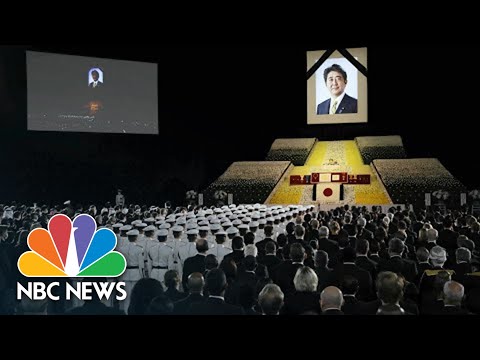 Japan holds state funeral for slain former pm abe