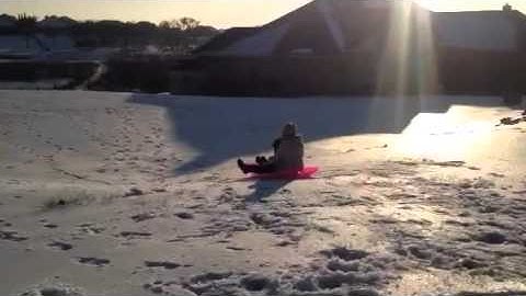 Pool Floaty Sledding