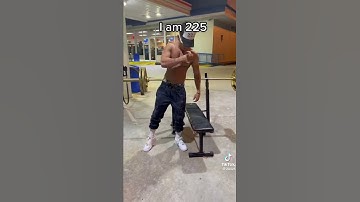 When you finally bench 225 #shorts