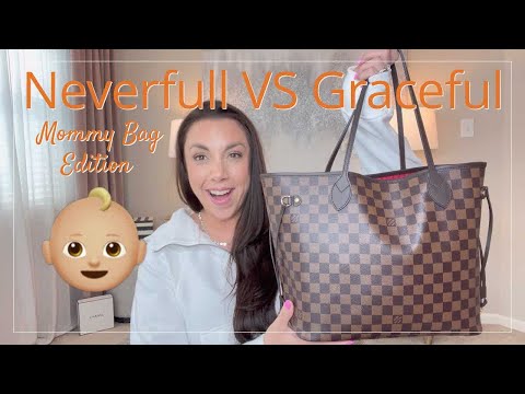 Comparison / Louis Vuitton Graceful MM & Delightful MM Damier Ebene #LV # LouisVuitton #Hobo 