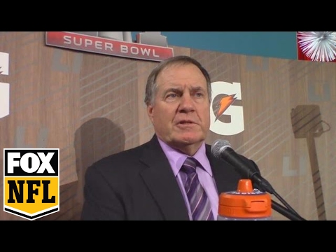 Bill Belichick on impact of Brian Poole, Vic Beasley of Atlanta Falcons | SUPER BOWL OPENING NIGHT