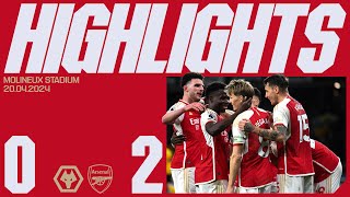 TROSSARD AND ODEGAARD SECURE ALL THREE POINTS 🤩 | HIGHLIGHTS | Wolves vs Arsenal (0-2)