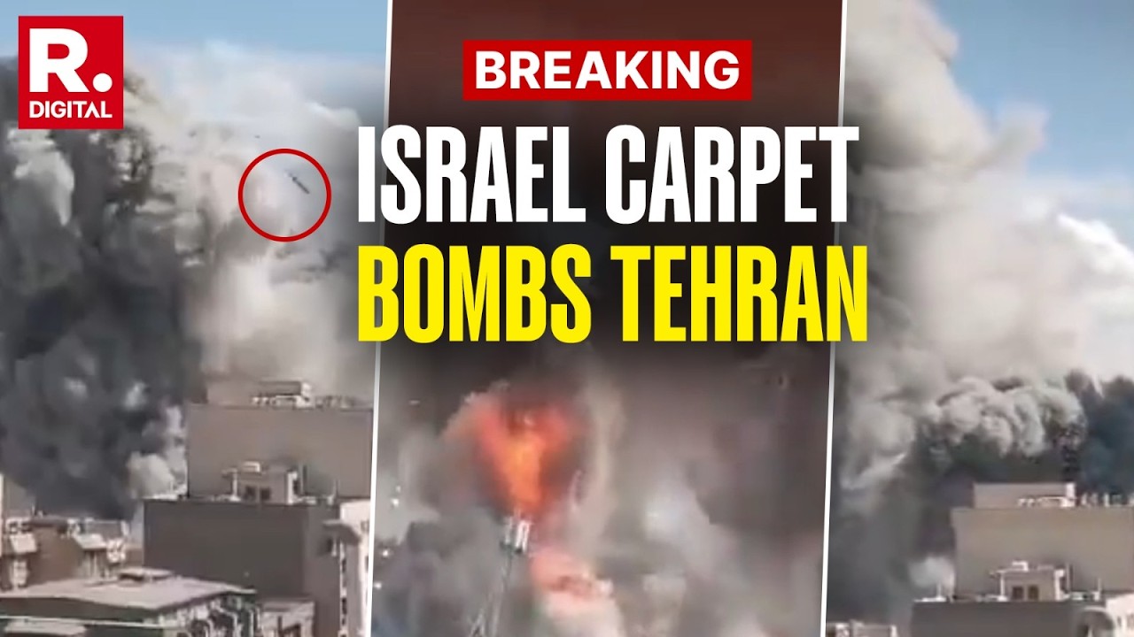 BREAKING: New Videos Show Israel Carpet Bombing In Tehran, Multiple Explosions Rock Capital