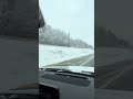 Winter wonderland on the highway