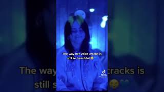 Billie Singing And Getting Embarrassed By A Voice Crack