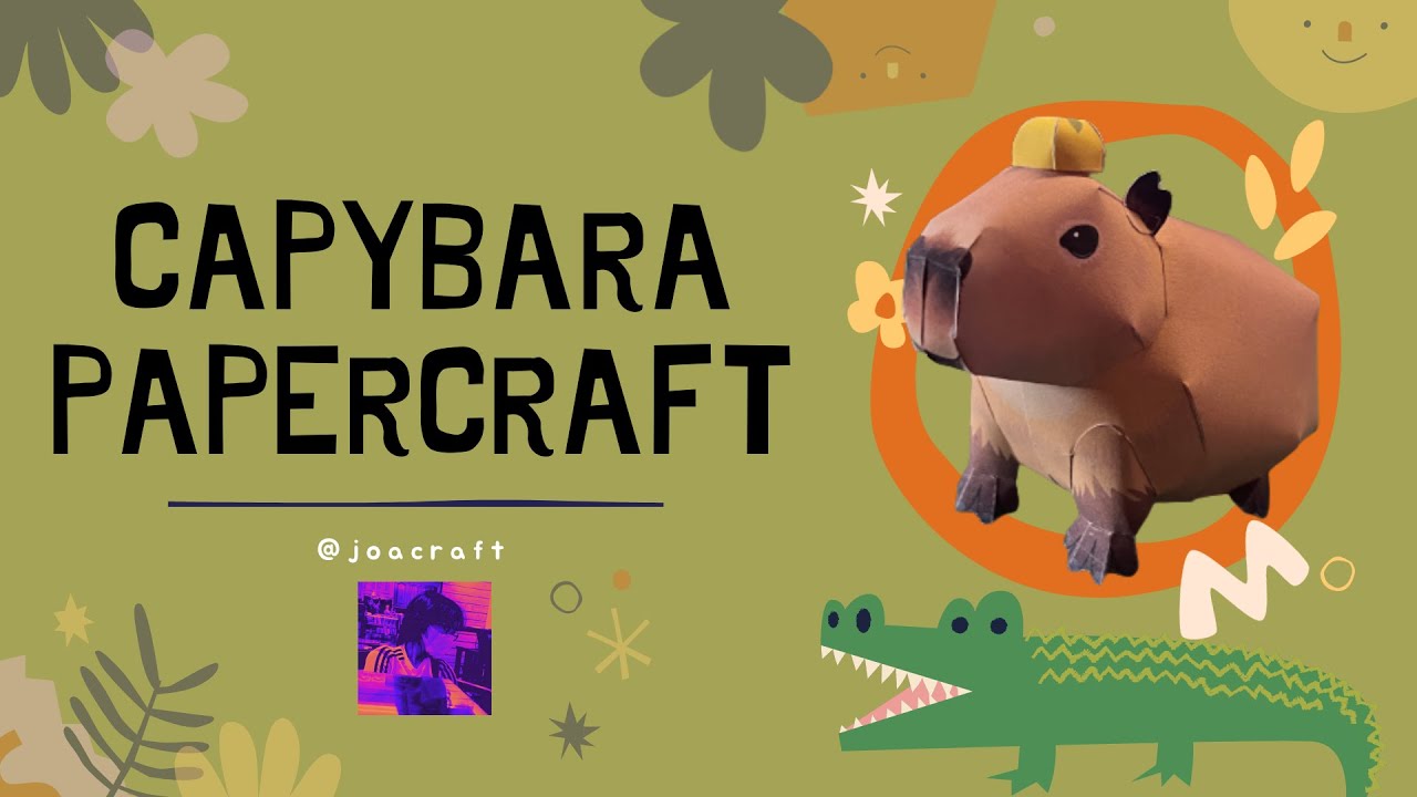 capybara-papercraft-youtube