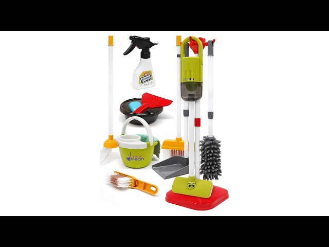 Kit Nettoyage Enfant Dreamon – Balai Avec Vaporisateur Réel, 3 Lingettes Lavables, Jouet Montessori 3 Ans+