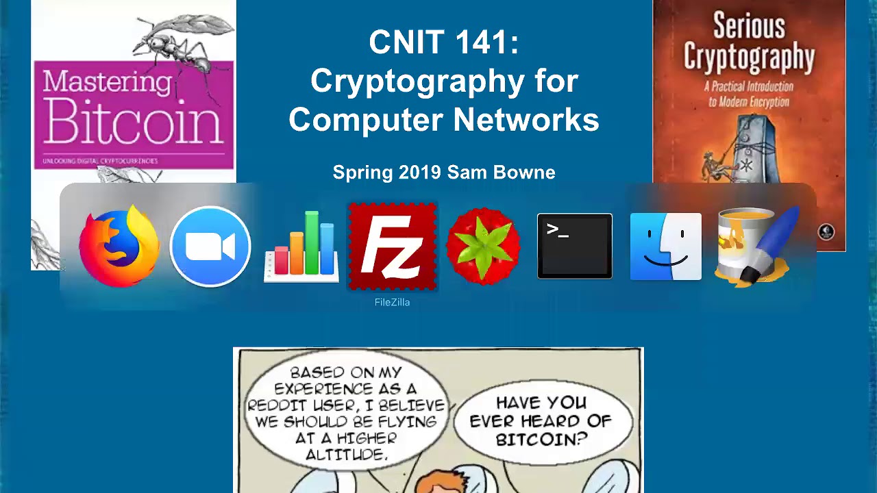 Cnit 141 Cryptography For Computer Networks Sam Bowne