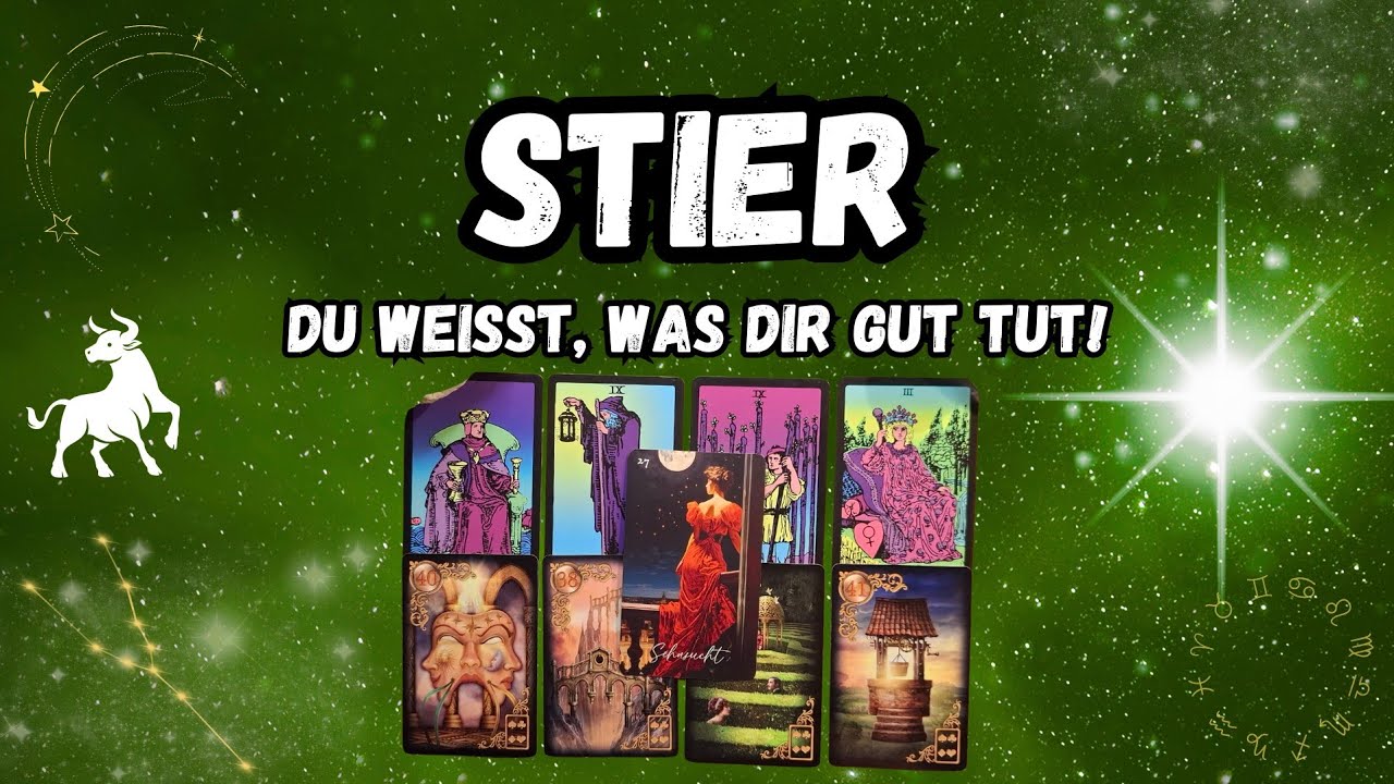 STIER, SCHAU JETZT IN DEINE WOCHE REIN! ♉️🤩