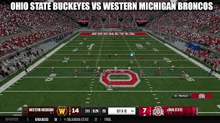 College Football 25 | Ohio State Buckeyes vs Western Michigan Broncos | Week 2