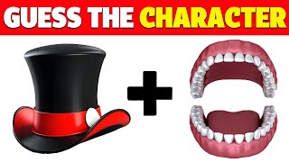 Guess The Character By EMOJI + CAINE | The Amazing Digital Circus  | Jax, Pomni, Gangle