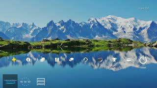 Lake in Alps Panorama PS4 Theme