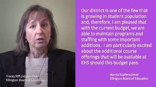 2018-2019 Budget Message | Ellington Public Schools