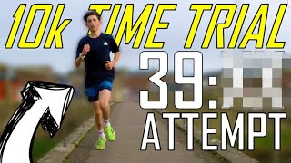 SUB 40 MINUTE 10K ATTEMPT | 10K TIME TRIAL IN THE ADIDAS SL20