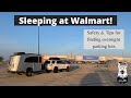 Sleeping in a Walmart Parking Lot: How to find overnight spots and is it safe for a solo female?